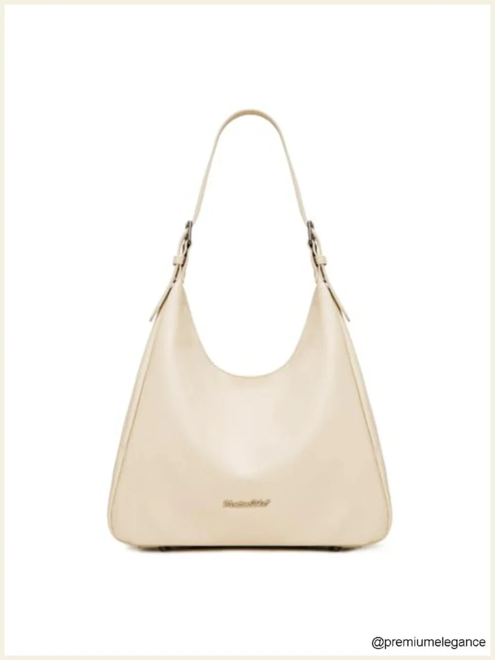 Slouchy Hobo Shoulder Bag with Magnetic Closure, PU Leather, Multi-Pocket